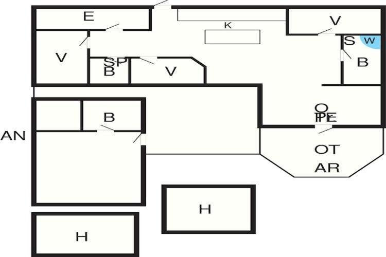 14 Person Holiday Home In L Kken Løkken Kültér fotó